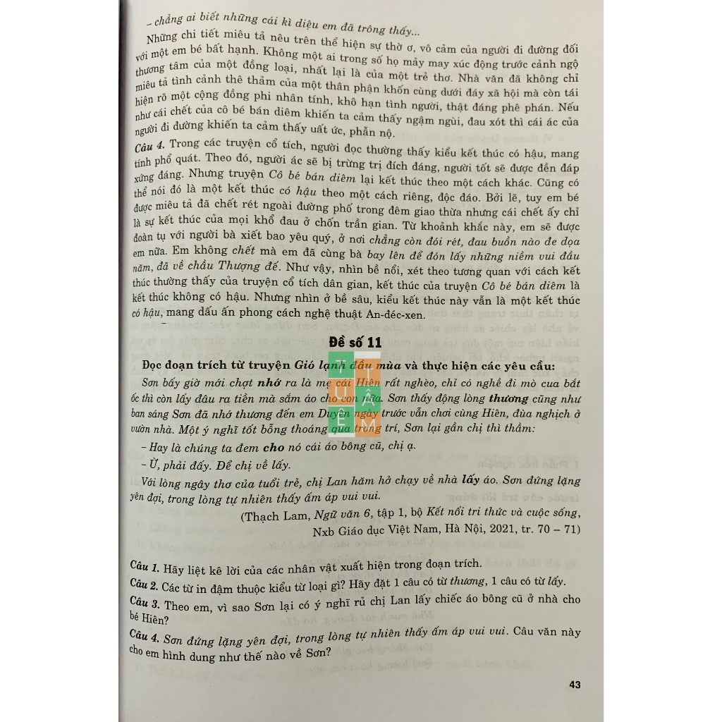 Sách - Ôn tập - kiểm tra nâng cao và phát triển năng lực Ngữ Văn 6