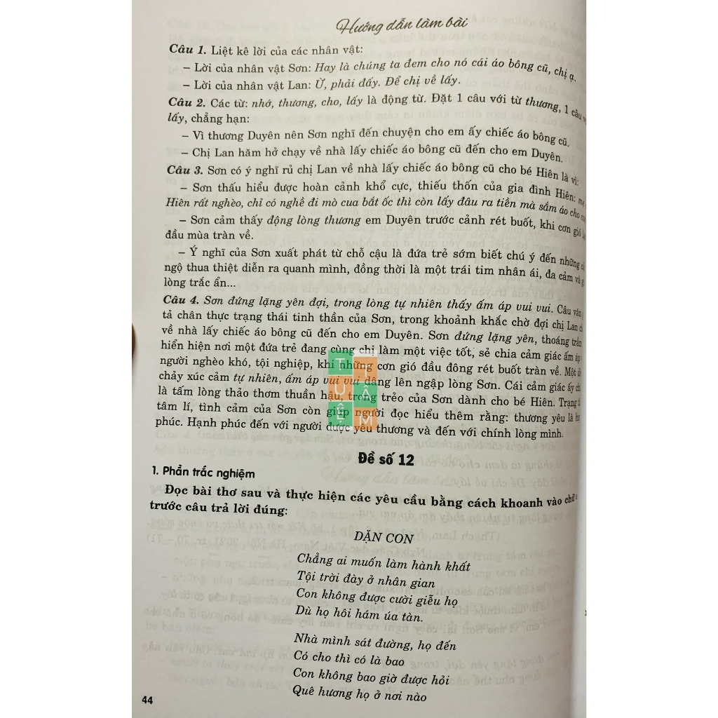 Sách - Ôn tập - kiểm tra nâng cao và phát triển năng lực Ngữ Văn 6