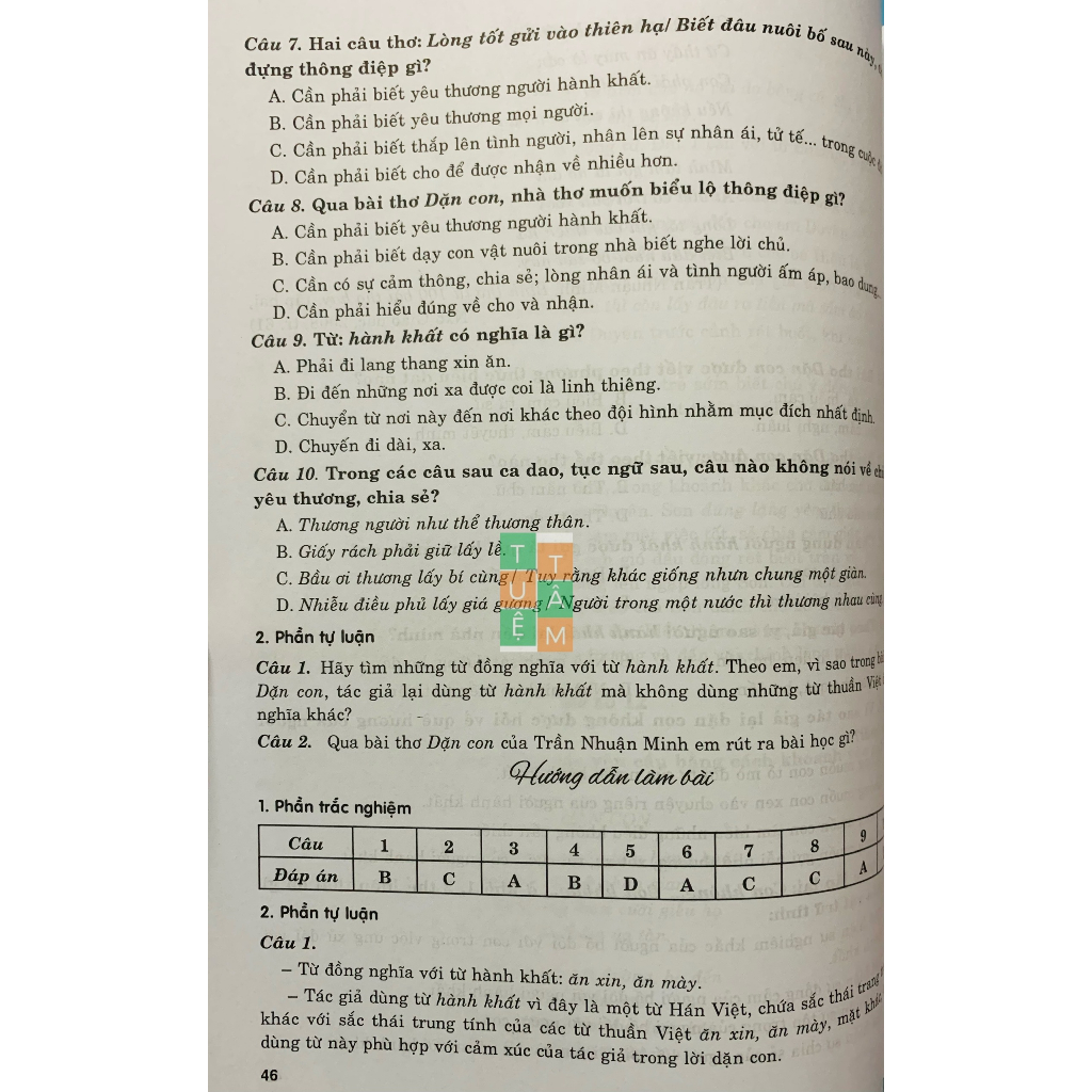 Sách - Ôn tập - kiểm tra nâng cao và phát triển năng lực Ngữ Văn 6