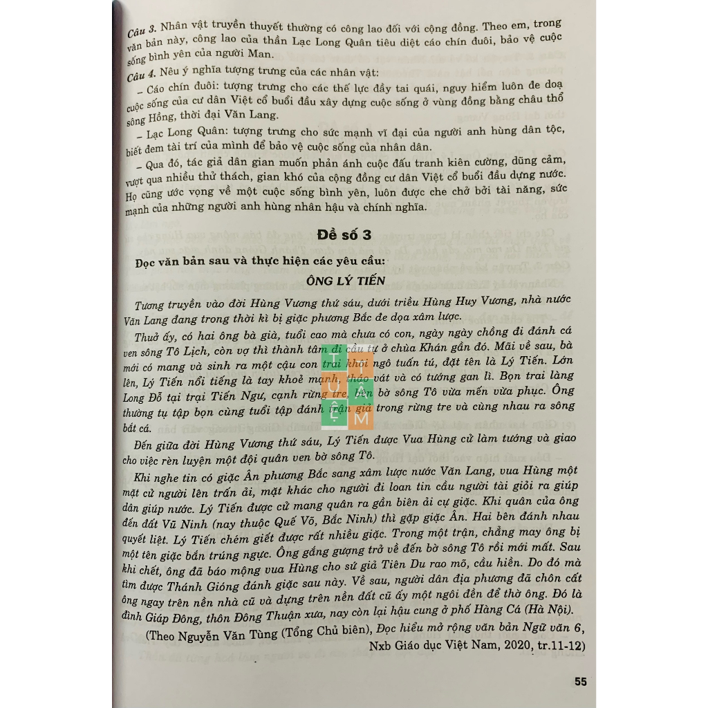 Sách - Ôn tập - kiểm tra nâng cao và phát triển năng lực Ngữ Văn 6