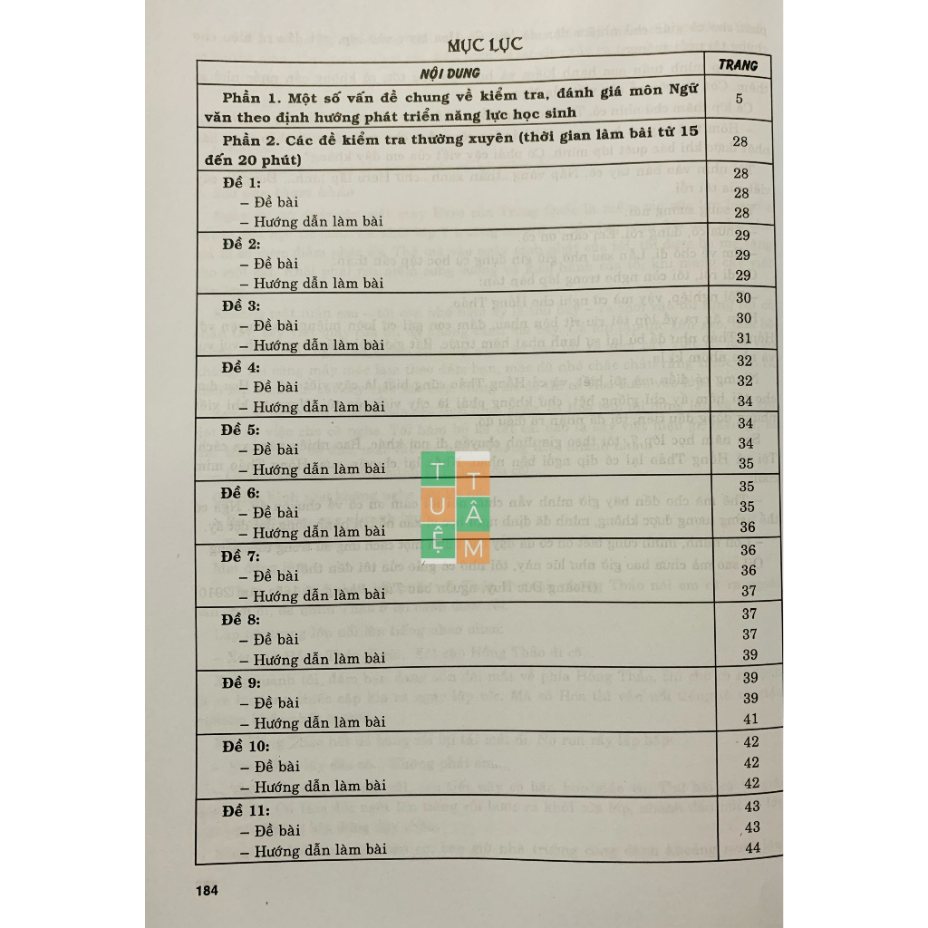 Sách - Ôn tập - kiểm tra nâng cao và phát triển năng lực Ngữ Văn 6