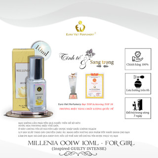 Nước hoa nữ millenia 001w euro viet perfumery 10ml