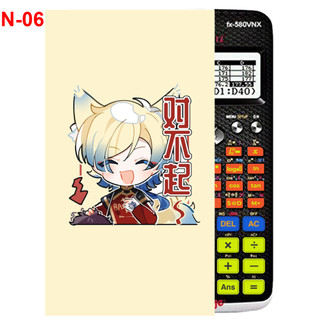 Decal - Hình dán Máy tính CASIO fx570, fx580...anime BLue Lock (nhiều mẫu)