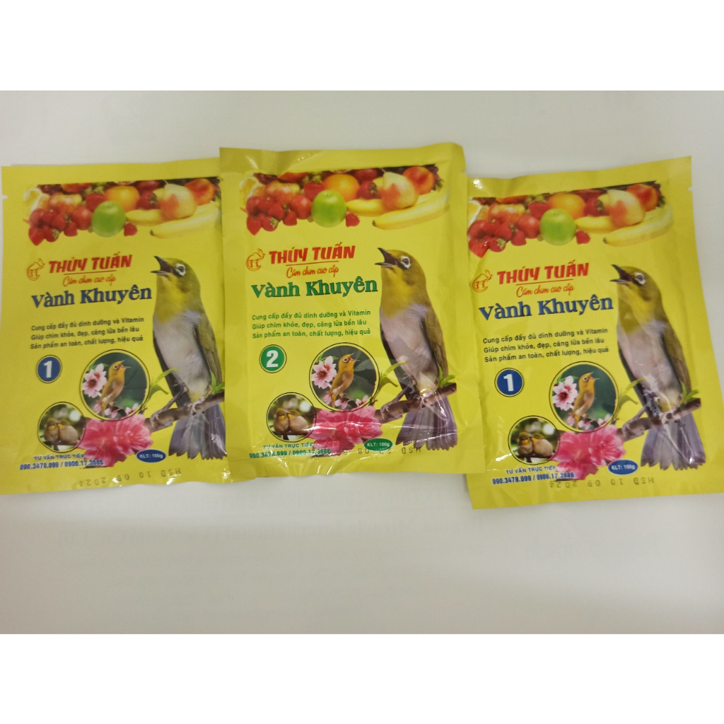 CÁM KHUYÊN THUÝ TUẤN VIP SỐ 1 VÀ SÔ 2 GÓI 100G DÙNG QUANH NĂM