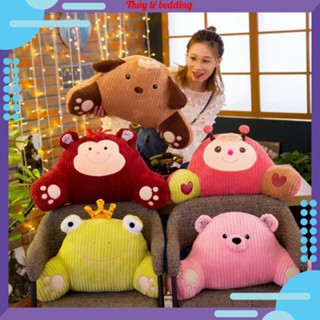 Gối đệm tựa lưng văn phòng hình thú, tựa lưng ghế ô tô, gối tựa lưng hình thú ngộ nghĩnh tiện lợi