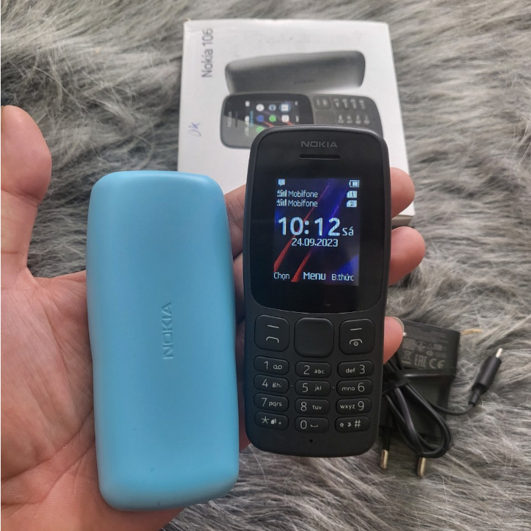 Điện thoại giá rẻ nokia 106 4G  2 sim Chính hãng. Bảo Hành 6 tháng. 1 đổi 1 trong 2 tháng