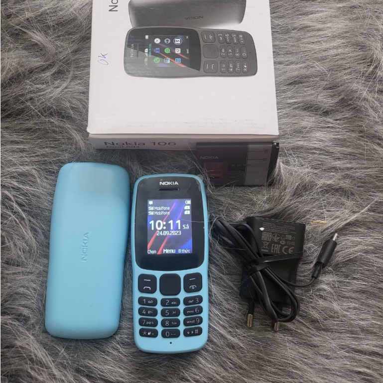 Điện thoại giá rẻ nokia 106 4G  2 sim Chính hãng. Bảo Hành 6 tháng. 1 đổi 1 trong 2 tháng