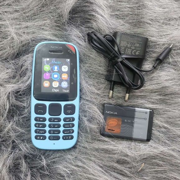 Điện thoại giá rẻ nokia 105  chính hãng 1sim. loa to sóng khỏe .BH 6 THÁNG.1 đổi 1 trong 2 tháng......