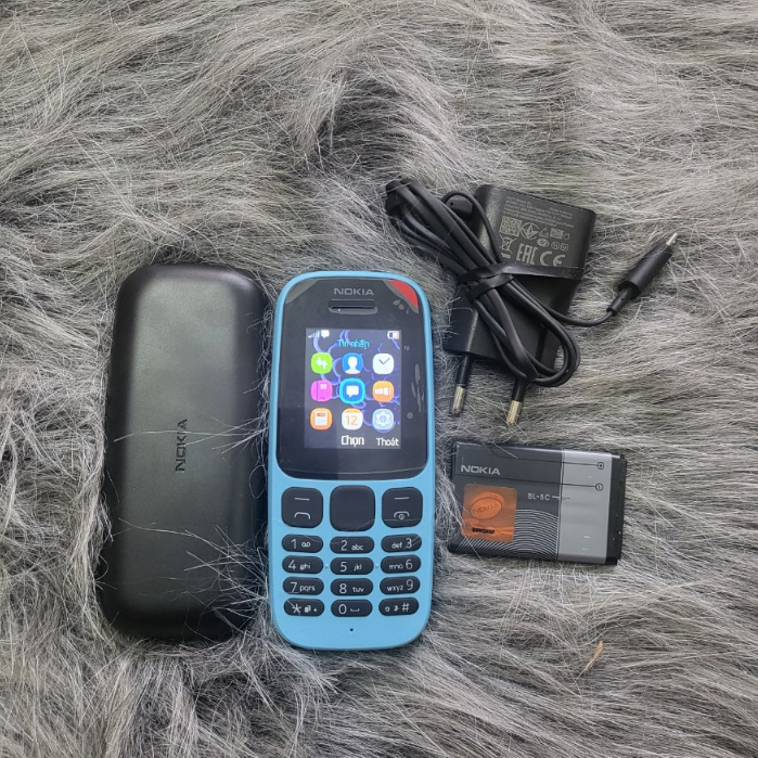 Điện thoại giá rẻ nokia 105  chính hãng 1sim. loa to sóng khỏe .BH 6 THÁNG.1 đổi 1 trong 2 tháng......