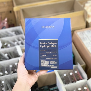Mặt Nạ Celderma Marine Collagen Hydrogel Mask - Hộp 3 Miếng