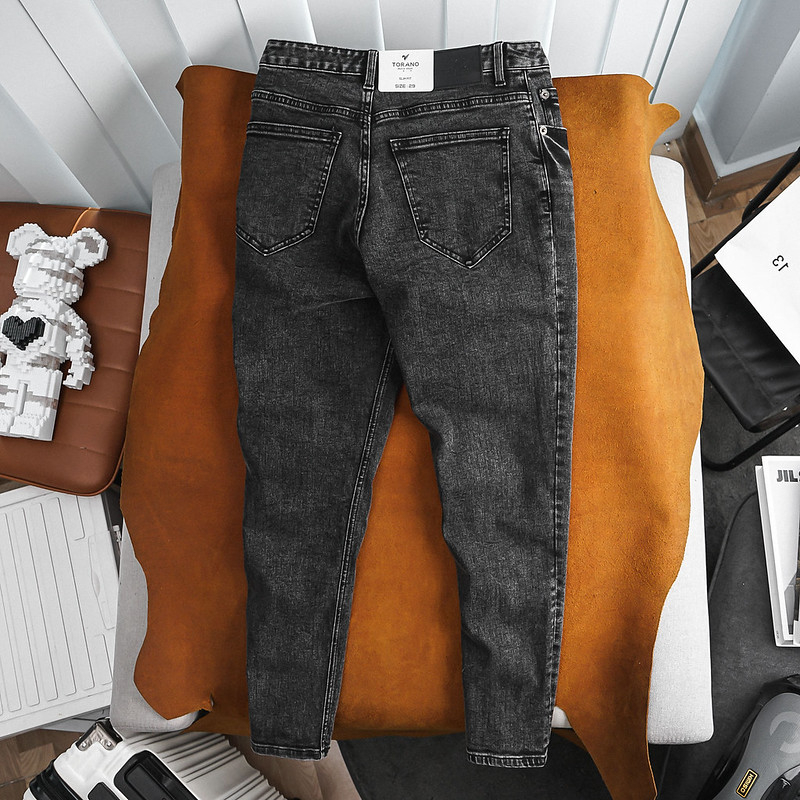 Quần Jeans nam TORANO dáng basic Slim Co Giãn Tốt, Không Bai Xù, Bền Màu, Phom Trẻ Trung