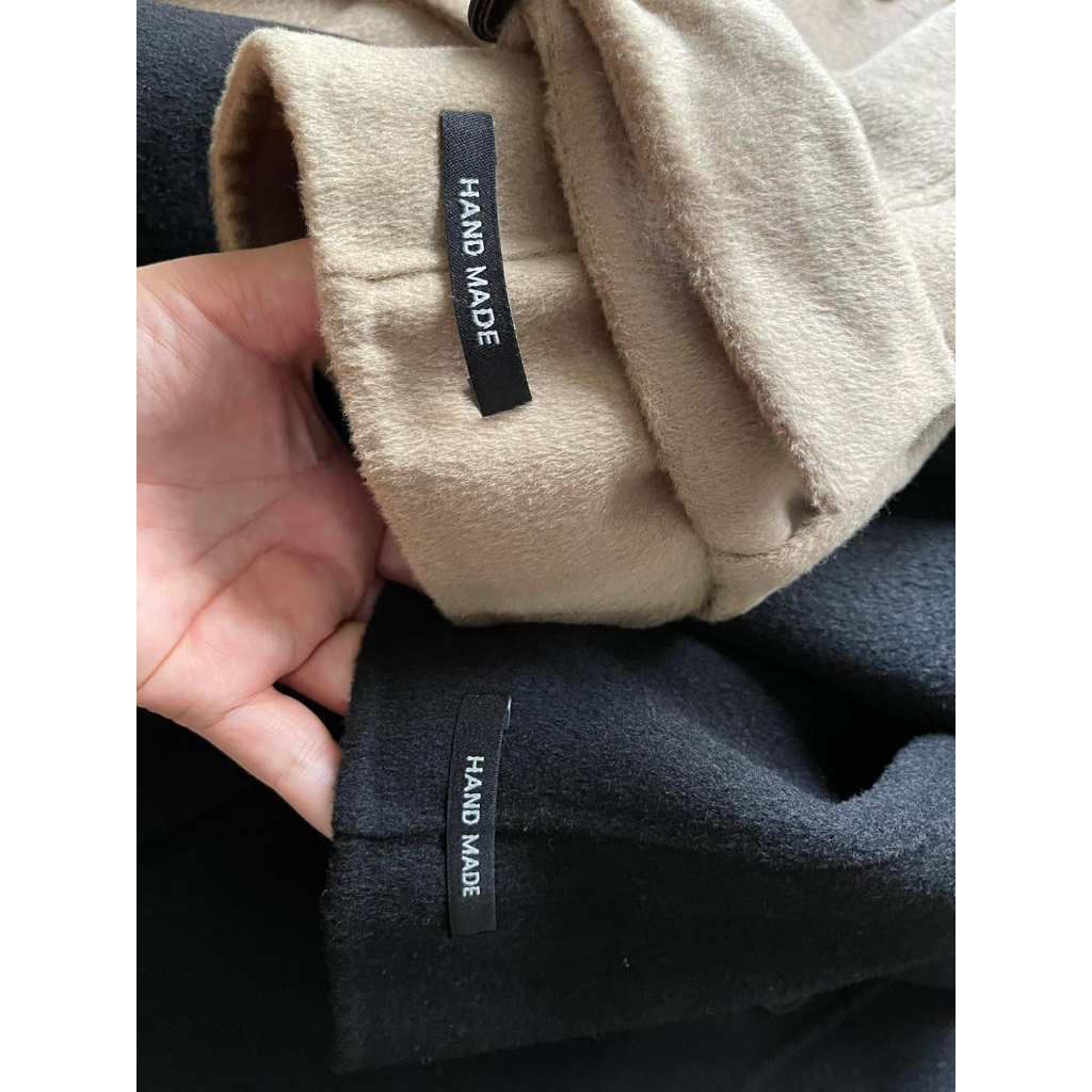 ÁO KHOÁC DẠ NỮ RE.FLEUR XUẤT HÀN DÁNG DÀI MÀU ĐEN