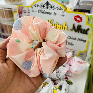 [CHÍNH HÃNG]Scrunchies cột tóc, buộc tóc hình gấu, thỏ dễ thương(ảnh thật shop chụp)