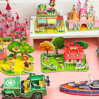 Tranh ghép Xốp 3D bộ mô hình lắp ghép giúp bé trang trí, sáng tạo