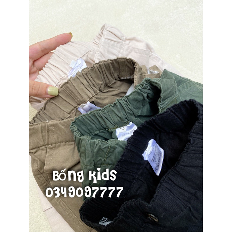 Quần Kaki Bé Trai Túi Hộp UNI