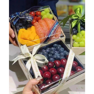 Khay đựng trái cây, đựng bánh. Khay vuông đựng hoa quả cắt sẵn. Hộp mica đựng hoa quả, hộp đựng bánh trung thu