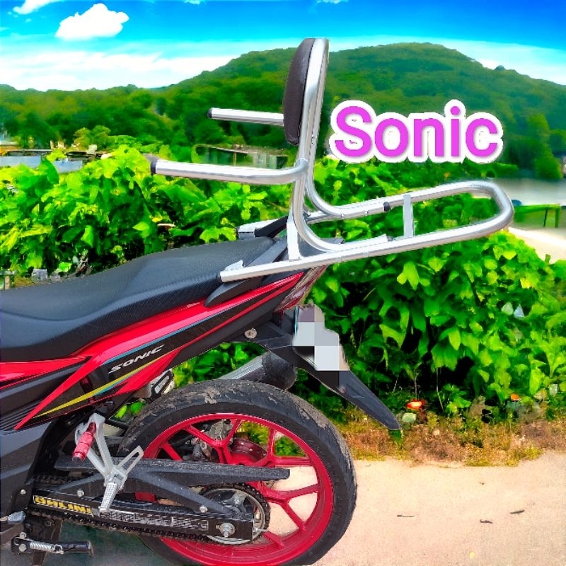 Baga phượt xe SONIC.mẫu mới có thể tháo rời tay vịn