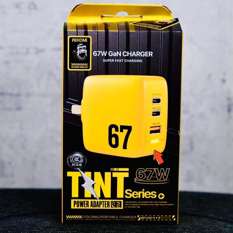 CÓC SẠC GAN 67W WEKOME