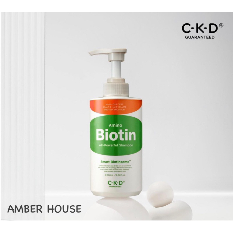 Dầu gội giảm rụng và kích thích mọc tóc Amino Biotin CKD