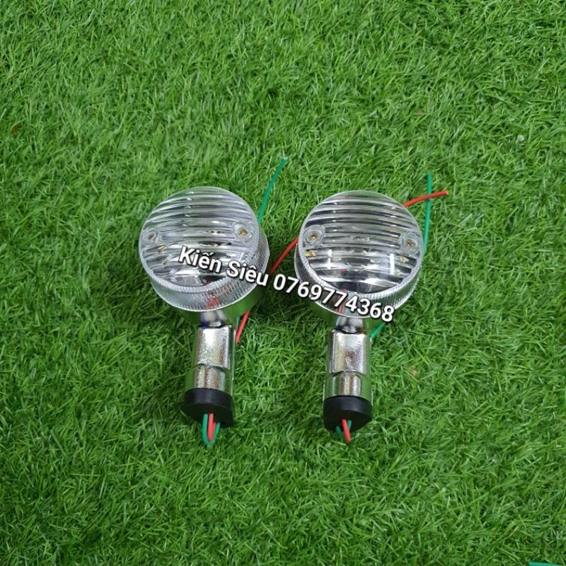 Bộ xi nhan trong suốt cub 81 đời mới, liên doanh, cub taya trước sau màu bạc