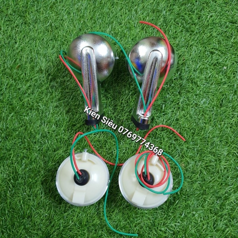 Bộ xi nhan trong suốt cub 81 đời mới, liên doanh, cub taya trước sau màu bạc