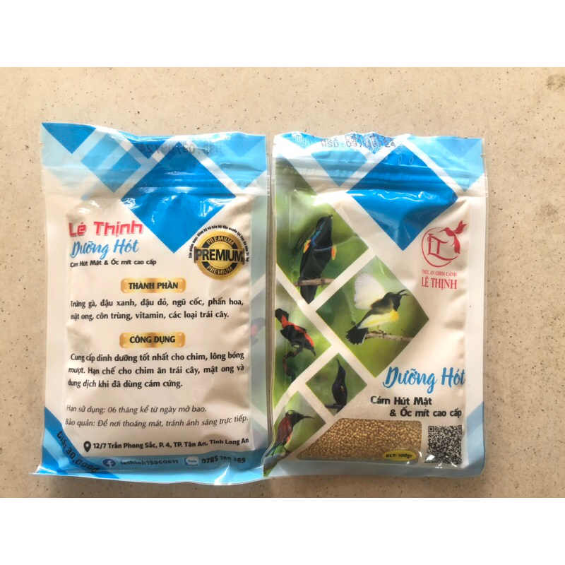 Cám chim hút mật/ ốc mít Lê Thịnh dưỡng hót