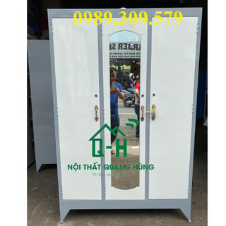 Tủ sắt 3 cánh cao cấp giao nhanh - tủ sắt giá rẻ
