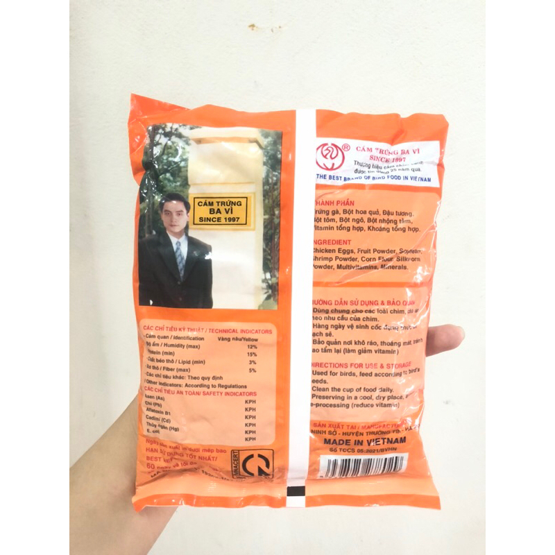 Cám trứng Ba Vì 500g