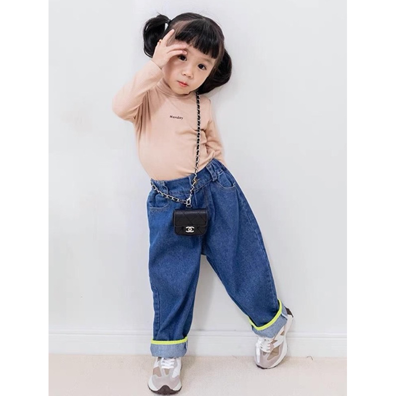 Áo len tăm cổ 3p dầy đẹp cho bé