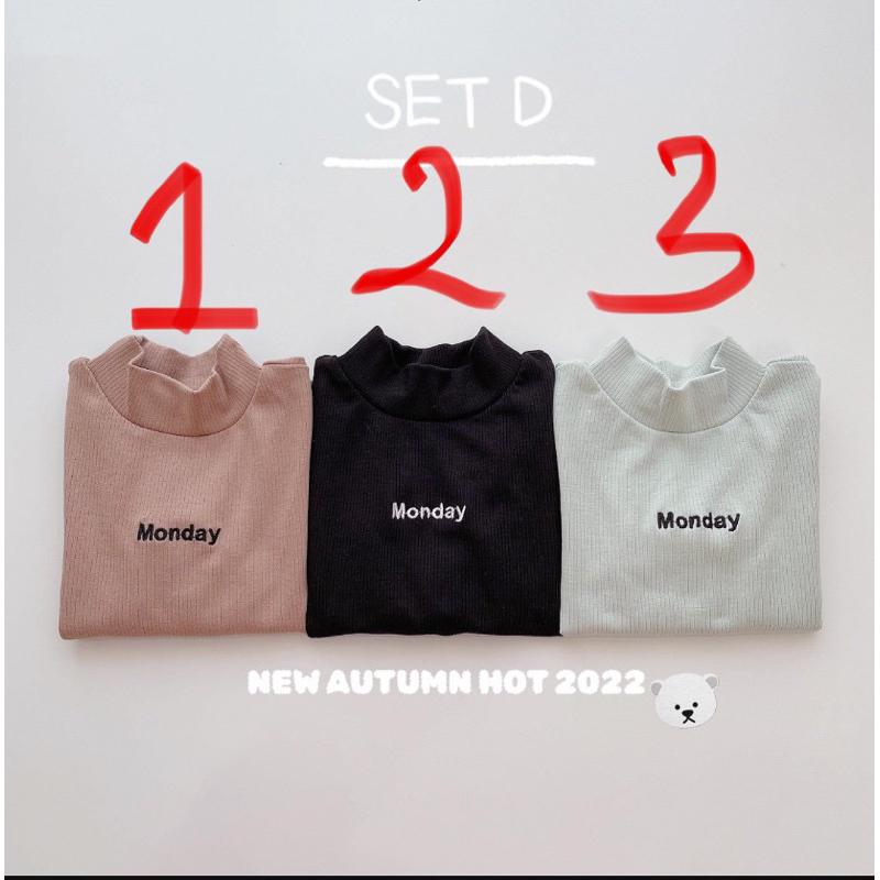 Áo len tăm cổ 3p dầy đẹp cho bé