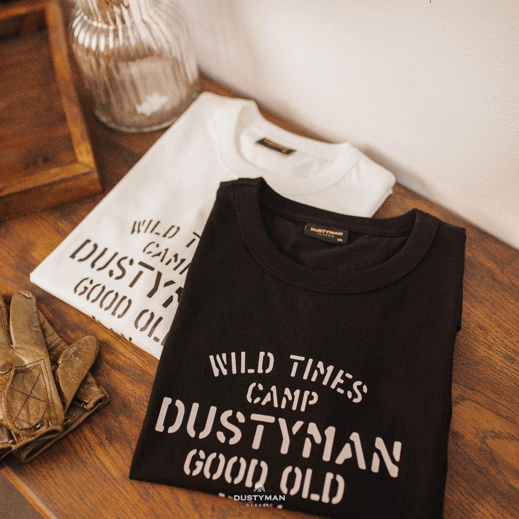 Áo Thun Nam In Hình Wild Times Cổ Điển DUSTYMAN - Vải 100% Cotton - Form Regular Fit