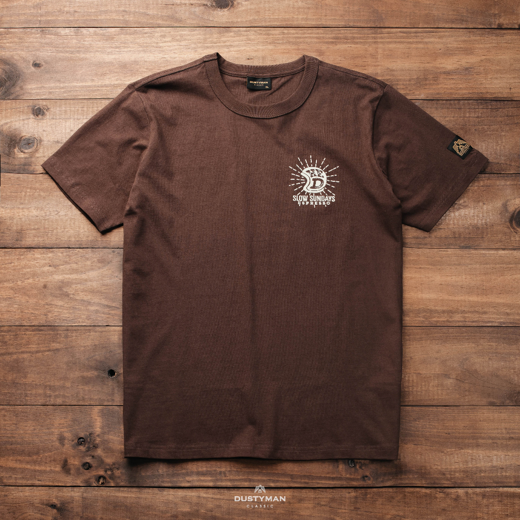 Áo Thun Nam In Hình Slow Cổ Điển DUSTYMAN - Vải 100% Cotton - Form Regular Fit