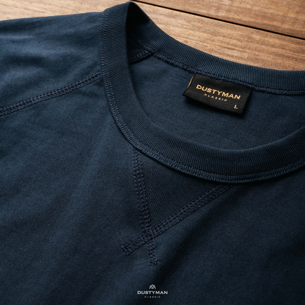 Áo Thun Nam Mold Cổ Điển DUSTYMAN - Vải 100% Cotton - Form Regular Fit