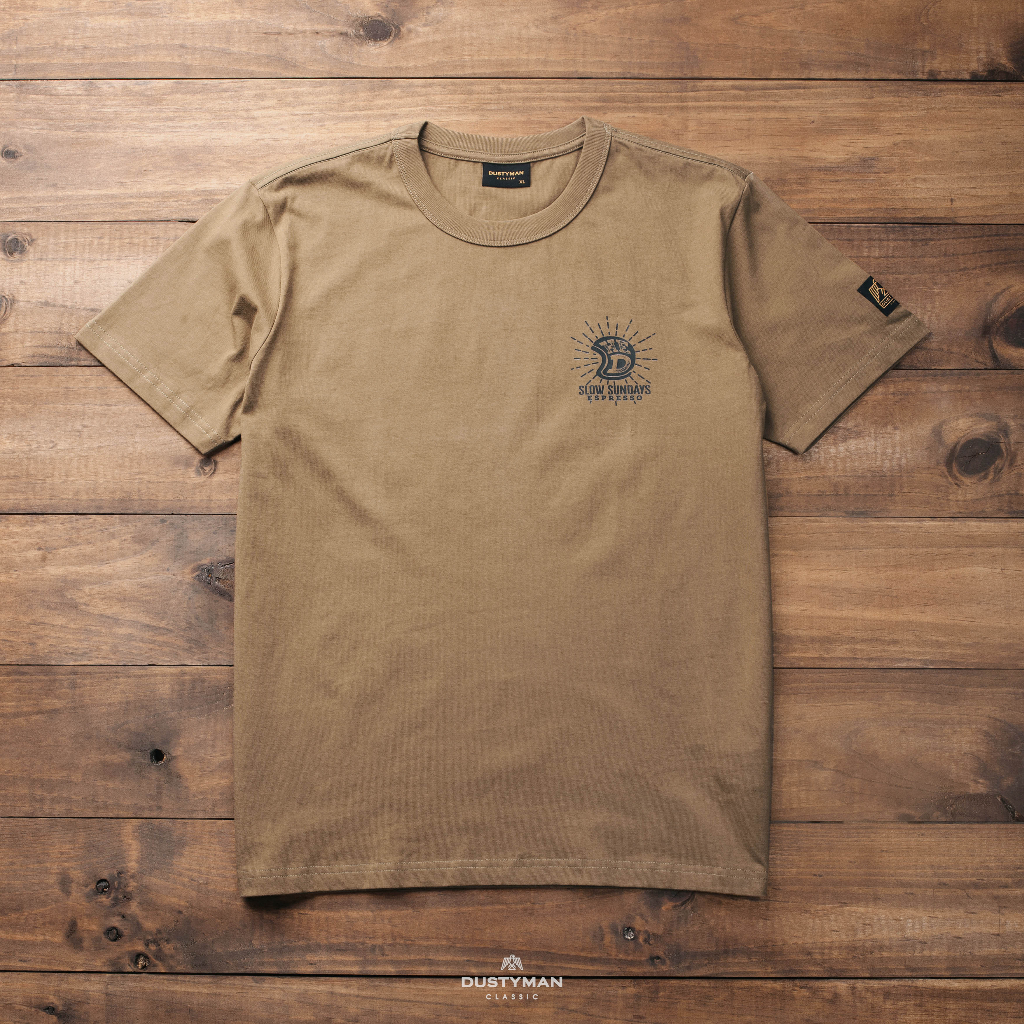 Áo Thun Nam In Hình Slow Cổ Điển DUSTYMAN - Vải 100% Cotton - Form Regular Fit