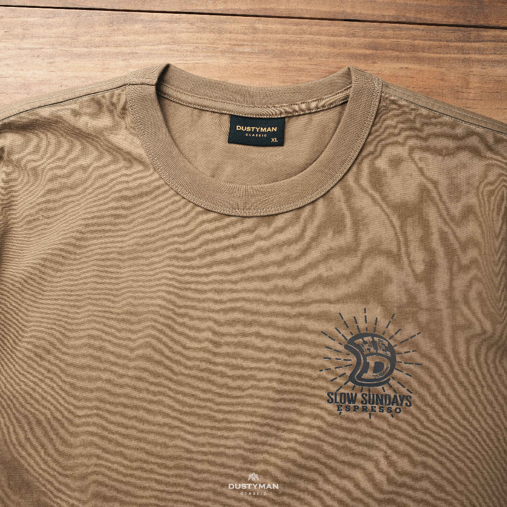 Áo Thun Nam In Hình Slow Cổ Điển DUSTYMAN - Vải 100% Cotton - Form Regular Fit