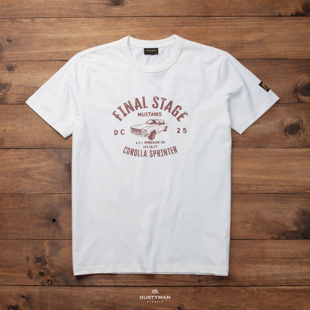 Áo Thun Nam In Hình Stage Cổ Điển DUSTYMAN - Vải 100% Cotton - Form Regular Fit