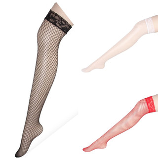 Tất vớ nữ lưới dài QUA GỐI có REN CHỐNG TUỘT ngang đùi gồm 3 màu đen , đỏ , trắng SEXY TAT11