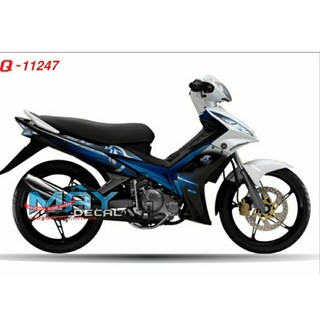 Tem rời dán xe ex 2010 xanh đen