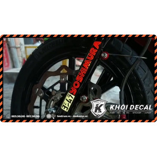 Tem dán phuộc trước yoshimura decal quảng quang 3m