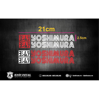 Tem dán phuộc trước YOSHIMURA decal Quảng quang 3M