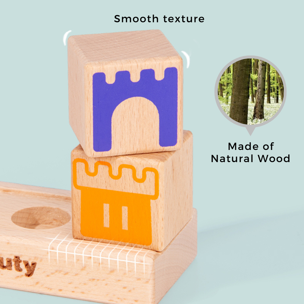 Bộ Trò Chơi Giải Đố Hoàng Tử Cứu Công Chúa - Trò Chơi Puzzle - Đồ chơi Gỗ Tư Duy Montessori