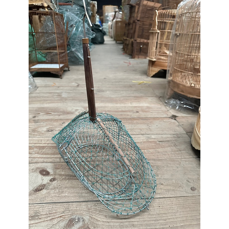 Lồng bẫy chim hút mât chim khuyên đà nẵng chất liệu inox kèm trục gỗ cứng siêu nhạy bén