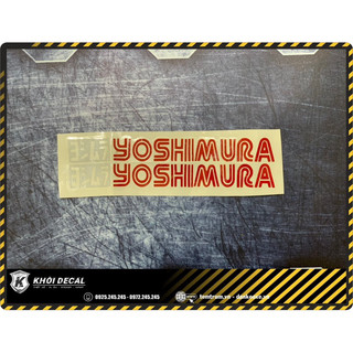 Tem dán phuộc trước YOSHIMURA decal Quảng quang 3M