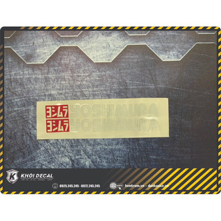 Tem dán phuộc trước YOSHIMURA decal Quảng quang 3M