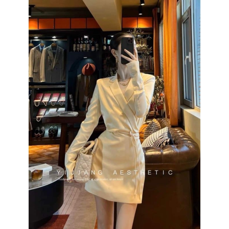 SIÊU PHẨM ĐẦM VEST + DÂY BETH CAO CẤP