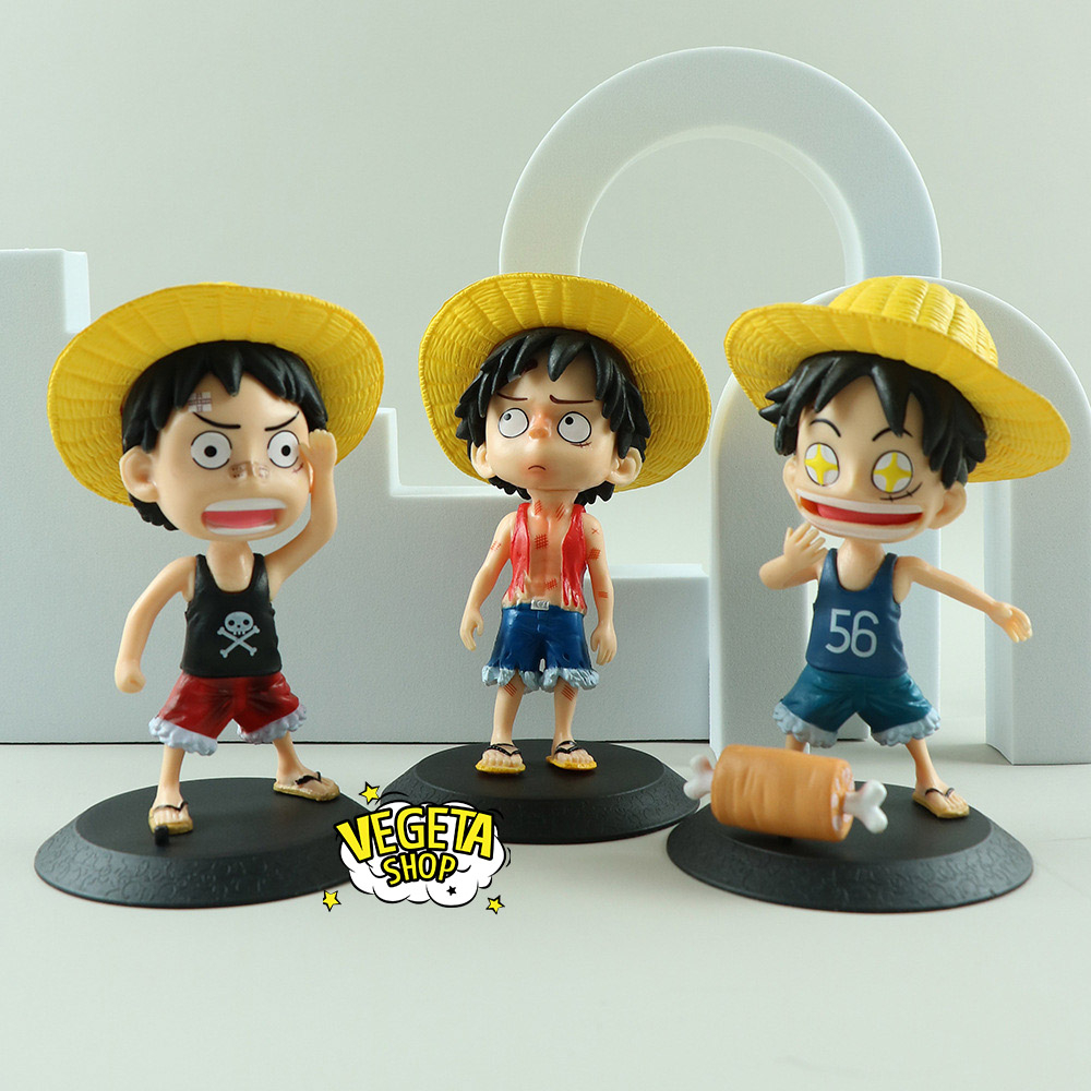 Mô hình One Piece - Luffy mũ rơm - Monkey D Luffy Qposket - Cao 14cm - Nhân vật Luffy mũ rơm nhiều t