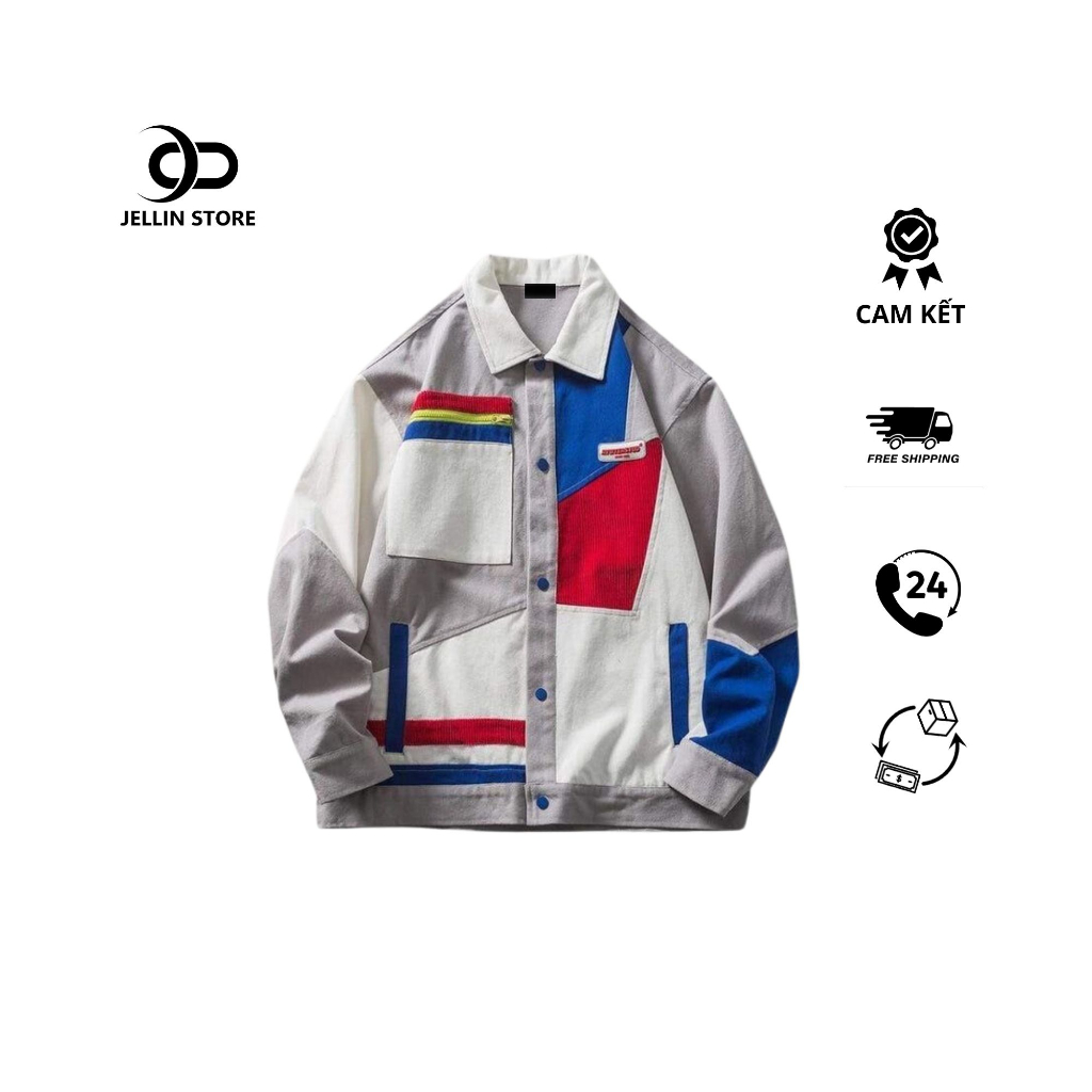 Áo khoác bomber Nhật Bản Unisex| JELLIN STORE.