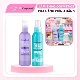Xịt khoáng Dùng Cho Da Mặt và Cơ Thể Compliment Cooling Aqua Spray 200ml