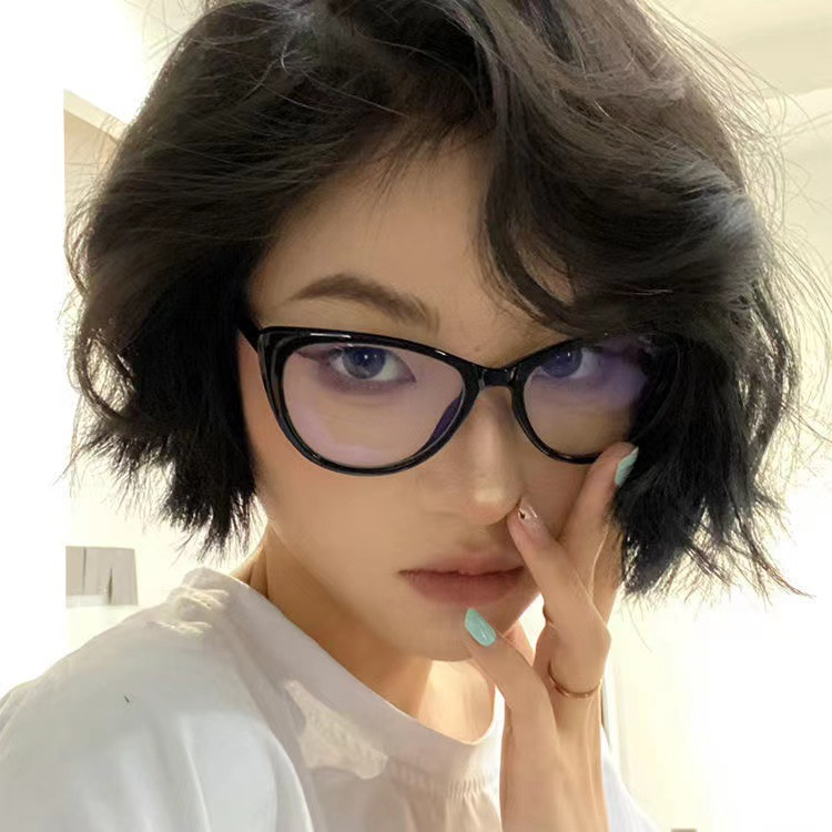 Kính thời trang nữ mắt mèo chống ánh sáng xanh và tia UV - Phong cách Hàn Quốc - Kính checkin, du lịch, selfi