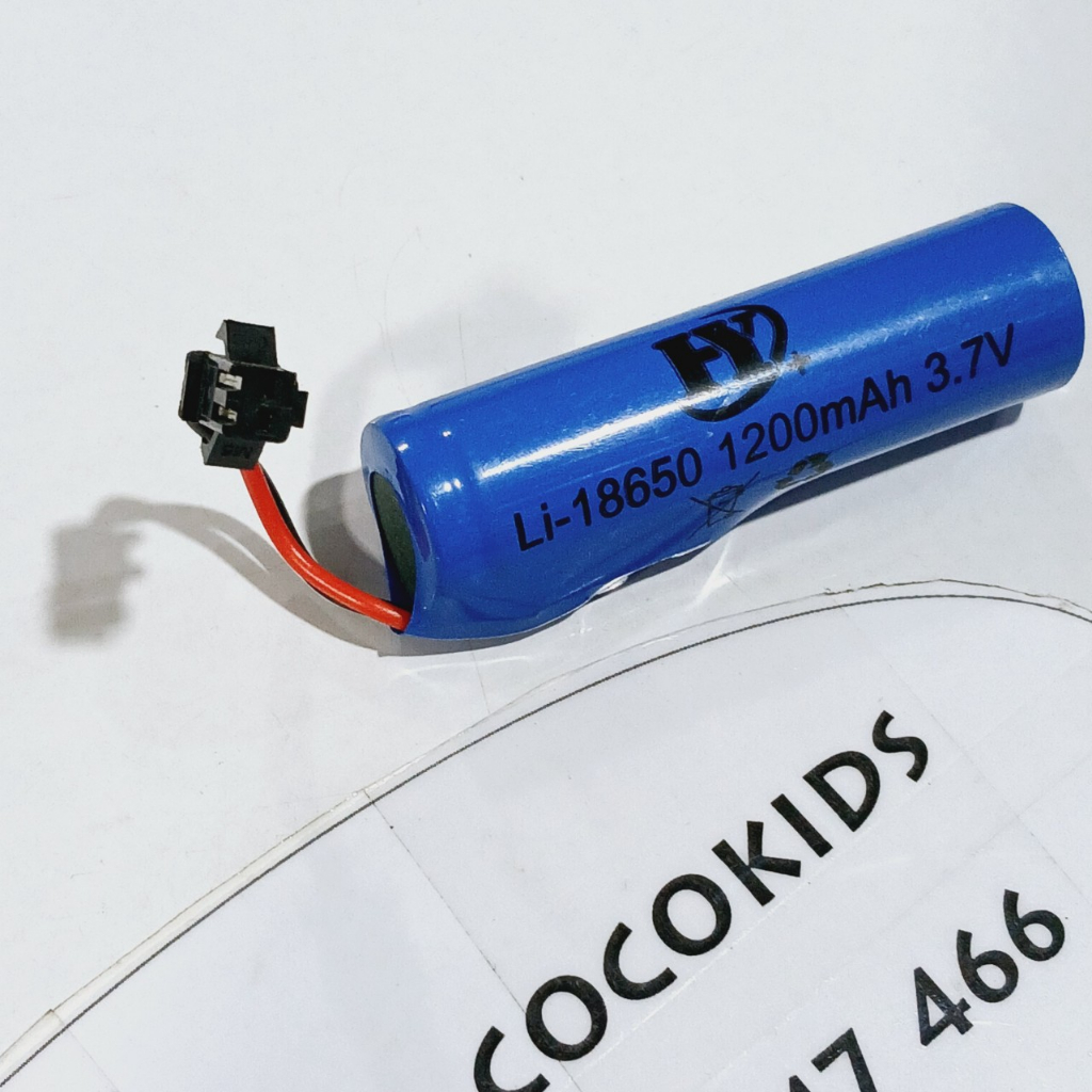 Pin sạc cho đồ chơi Li ion 18650 / 1200mAh